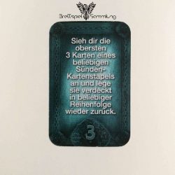 Das Haus Anubis Pfad Der 7 Sünden Sündenkarte Eitelkeit Motiv #1