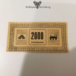Monopoly Silber Edition Spielgeld 2000 Spielmark #1