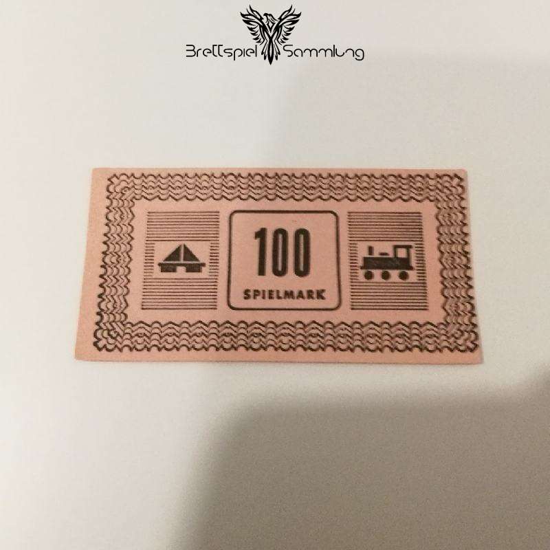 Monopoly Silber Edition Spielgeld 100 Spielmark #1