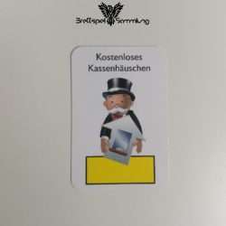 Monopoly Junior Ereigniskarte Kassenhäuschen Gelb