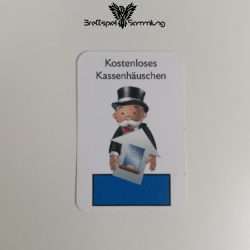Monopoly Junior Ereigniskarte Kassenhäuschen Blau
