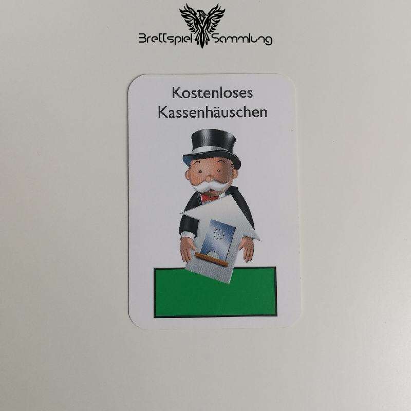 Monopoly Junior Ereigniskarte Kassenhäuschen Grün