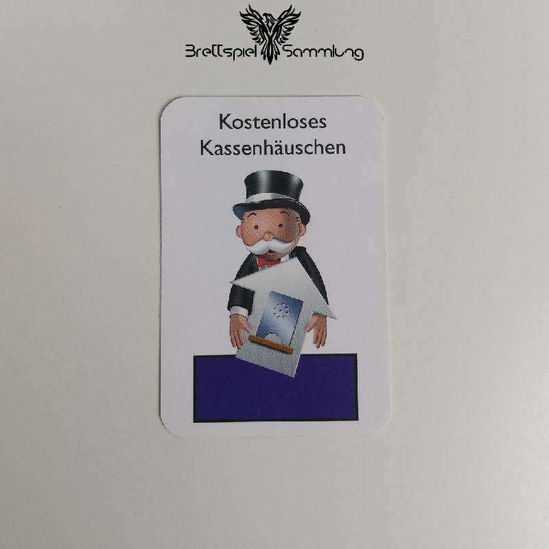 Monopoly Junior Ereigniskarte Kassenhäuschen Lila