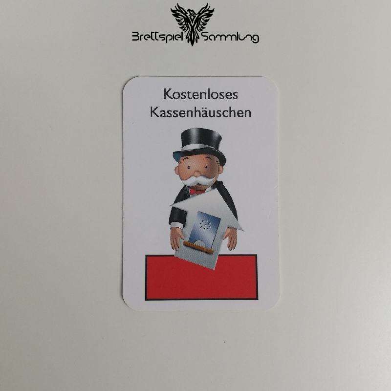Monopoly Junior Ereigniskarte Kassenhäuschen Rot