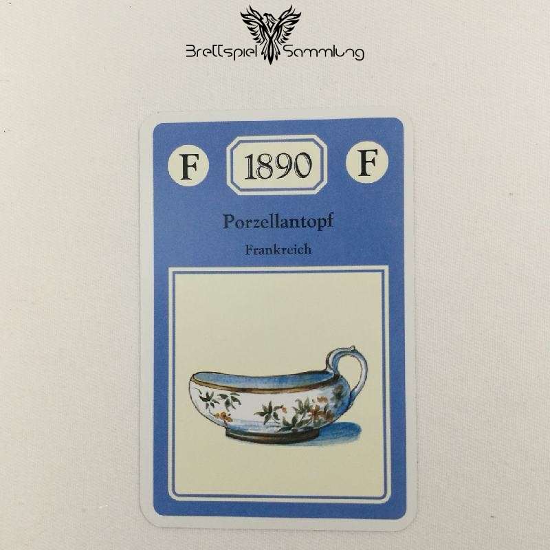 Adel Verpflichtet Sammelkarte F 1890 Porzellantopf Frankreich