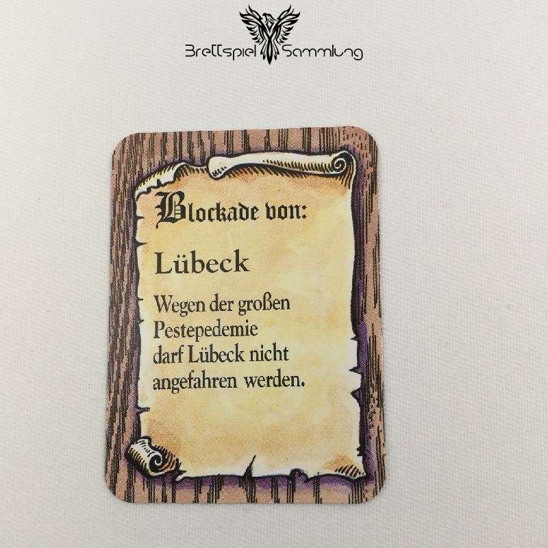 Die Hanse Spielkarte Blockade Von Lübeck