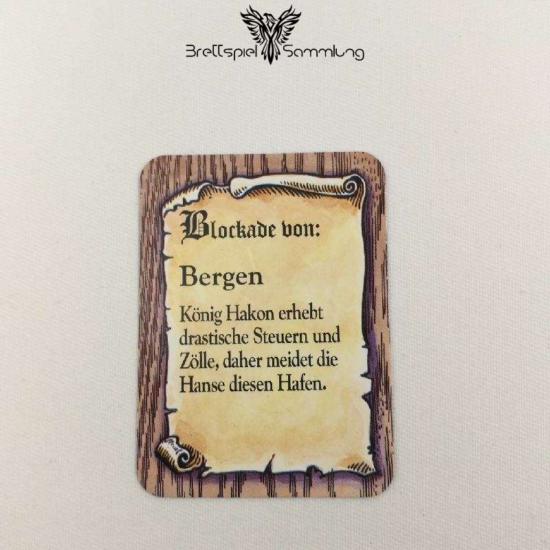 Die Hanse Spielkarte Blockade Von Bergen